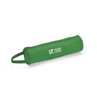 Trousse publicitaire au design cylindrique couleur noir