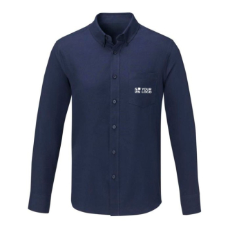 Chemise à manches longues 130 g/m2 avec zone d'impression