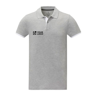 Polo en deux tons coton 200 g/m2 avec zone d'impression