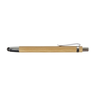Stylo avec finition argentée et pointeur tactile