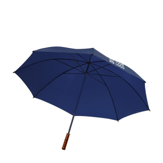 Parapluie manuel avec manche en bois avec zone d'impression
