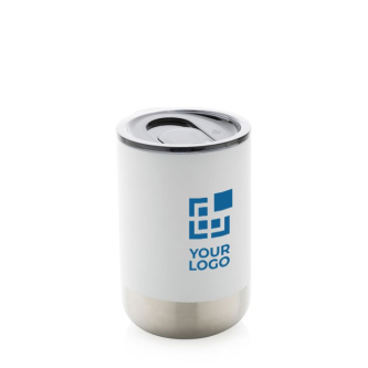 Bouteille thermos en acier recyclé avec zone d'impression