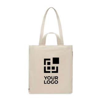 Tote bag recyclé avec pochette 140 g/m2