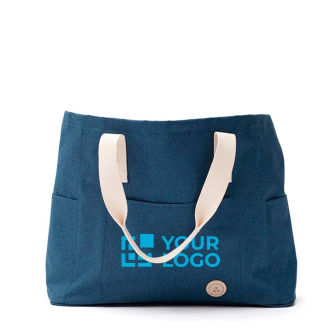 Sac de plage recyclé à double poignée