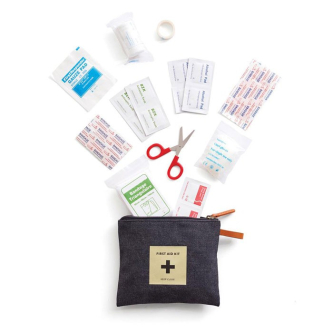 Trousse de secours personnalisée et sac en tissu