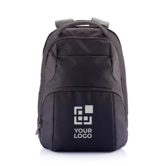 Sac à dos pour ordinateur en polyester avec zone d'impression