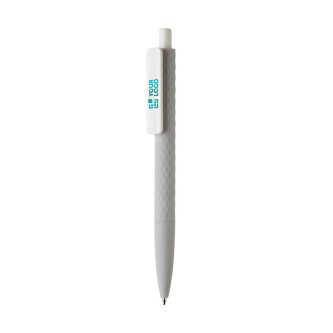 Stylos logo colorés finition gomme