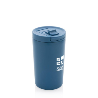 Bouteille publicitaire thermos en acier avec zone d'impression