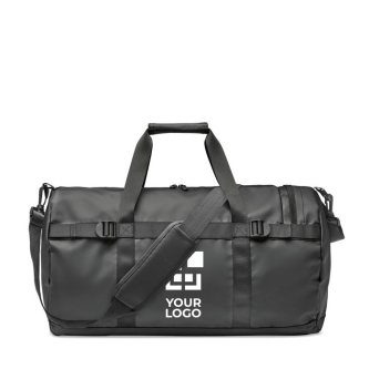 Sac de voyage personnalisé en toile avec fond, poignées et sangle