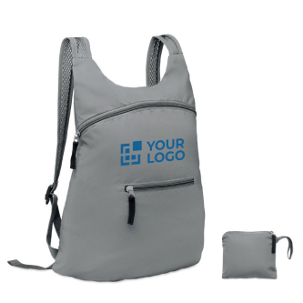 Sac à dos de sport pliable réfléchissant avec poignées amovibles