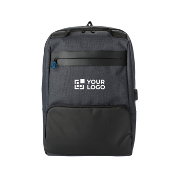 Sac à dos pour PC de 15'' en plastique robuste avec antivol