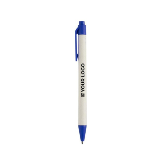 Stylo en matériaux recyclés, plusieurs couleurs, encre noire