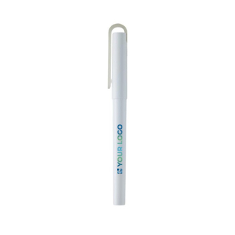 Stylo en plastique recyclé avec encre gel noire