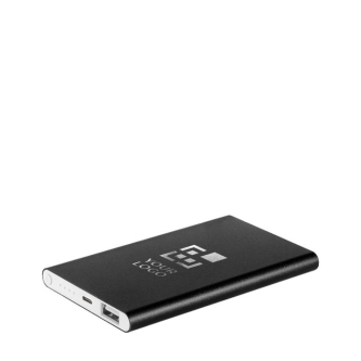 Powerbank en aluminium recyclé avec câble inclus 4000 mAh
