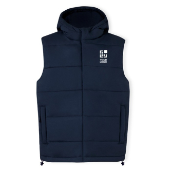 Gilet en polyester avec capuche intégrée MKT Brooke