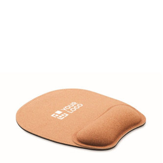 Tapis de souris ergonomique en liège avec base antidérapante