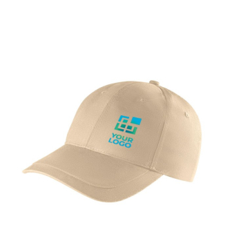 Casquette en coton recyclé à 6 panneaux et boucle ajustable