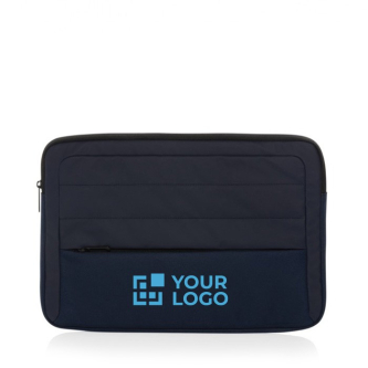 Pochette pour PC 15,6" en RPET à coutures et poche frontale