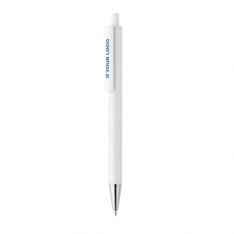 Stylo moderne en aluminium recyclé à mine bleue Dokumental®