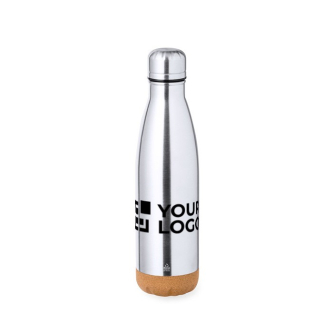 Bouteille double paroi en inox recyclé à base en liège 500ml