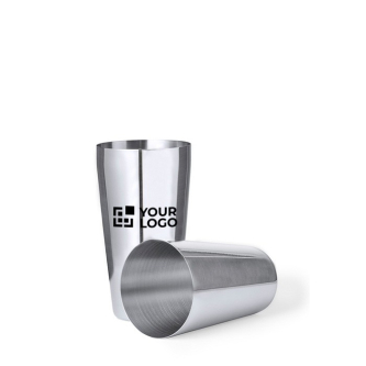 Shaker en acier inoxydable composé de deux verres 500ml