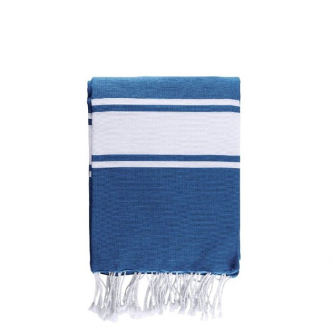 Pareo bicolor en coton et polyester pour 2 personnes 200 g/m2