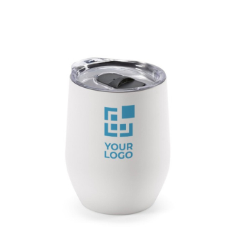 Gobelet isotherme en inox recyclé à clapet ouvrant 310 ml
