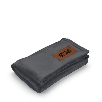 Couverture en RPET extra douce à écusson imprimable 240 g/m²