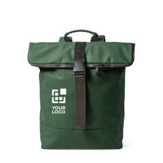 Sac à dos pour PC 15,6" en cuir recyclé à dos rembourré