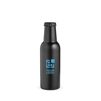 Gourde bouteille de bière en inox à bouchon étanche 350 ml