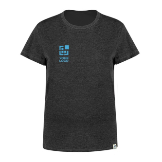T-shirt femme en coton recyclé et RPET 150 g/m²