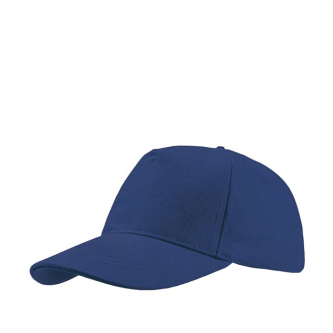 Casquette en sergé de coton brossé avec fermeture arrière à boucle