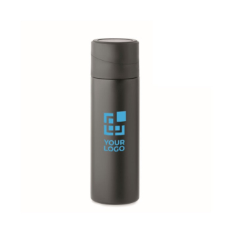 Gourde acier inoxydable, couvercle antidérapant pour téléphone, 420ml