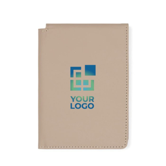 Étui pour passeport et cartes en cuir synthétique avec protection RFID