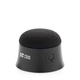 Enceinte magnétique en plastique recyclé et support pour téléphone