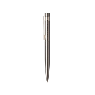 Stylo tournant en acier inoxydable recyclé, encre bleue