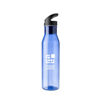 Gourde en RPET couvercle noir incluant un bec verseur pliable 730ml