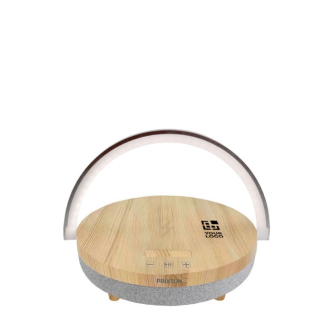 Enceinte Prixton 4 en 1 de 10W avec LED et base de charge sans fil
