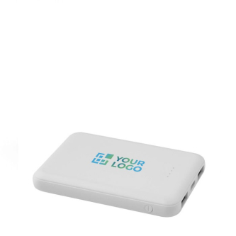 Batterie externe en plastique recyclé fine et élégante 5 000 mAh