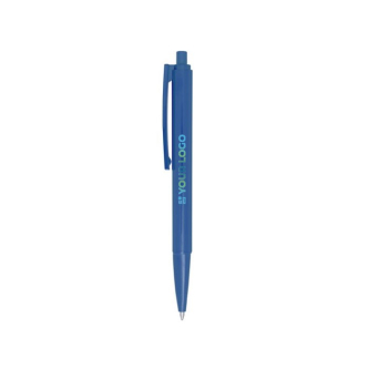 Stylo en plastique recyclé avec ressort en acier encre noire