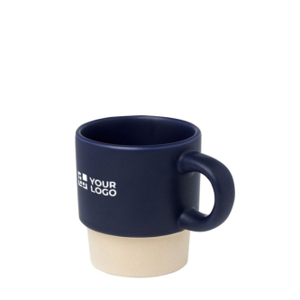 Tasse à espresso avec base en argile et finition mate 130 ml