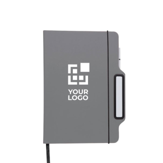Carnet à couverture rigide avec un support téléphone portable A5