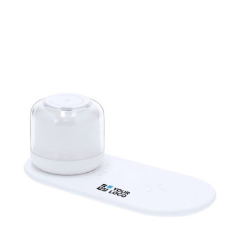 Chargeur sans fil lampe lumière blanche multicolore, 15 watts