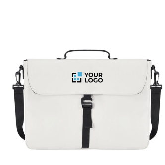 Sacoche ordinateur en PU doux avec sangle de transport réglable 15''