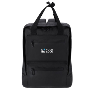 Sac à dos ordinateur portable 15" en PU, deux poignées de transport