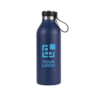 Gourde en acier inoxydable recyclé avec anse de maintien 500ml