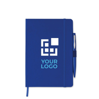 Carnet de note publicitaire avec stylo avec zone d'impression