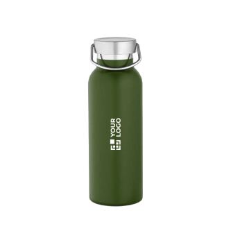 Bouteille isotherme en acier inoxydable recyclé finition mate 530ml