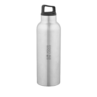 Bouteille isotherme en acier inoxydable recyclé avec poignée de transport 2L