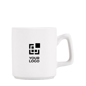 Mug en céramique à surface lisse et finition mate 260ml